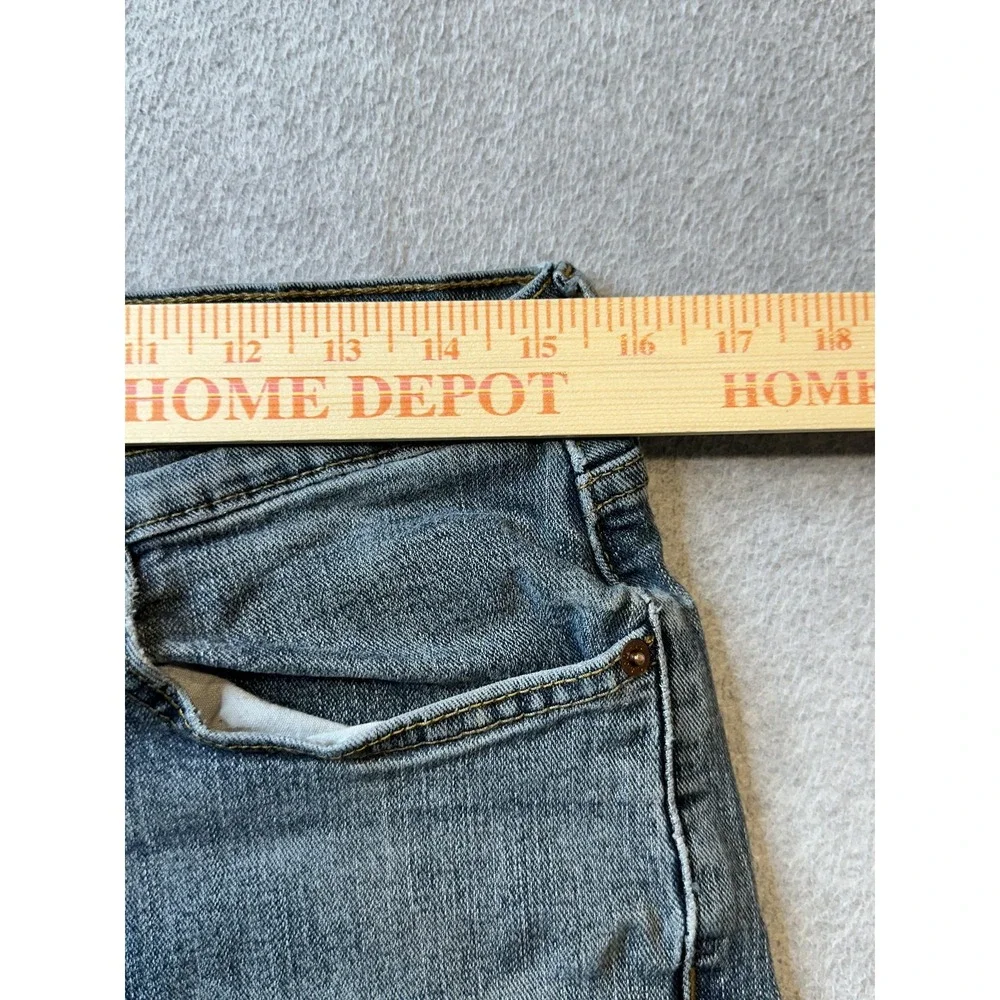 Signature by Levi Strauss & Co Jeans Mens 31x29 Gray SS1 Straight‎ Stretch Denim